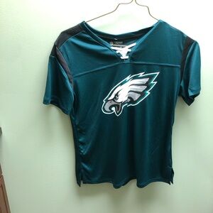 SOLD NWT NFL Philadelphia Eagles Jersey Style Tee Womens M